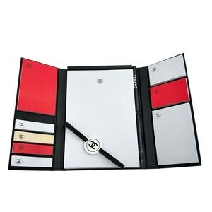 Chanel Stationery Set with Pencil & Sticky Notes